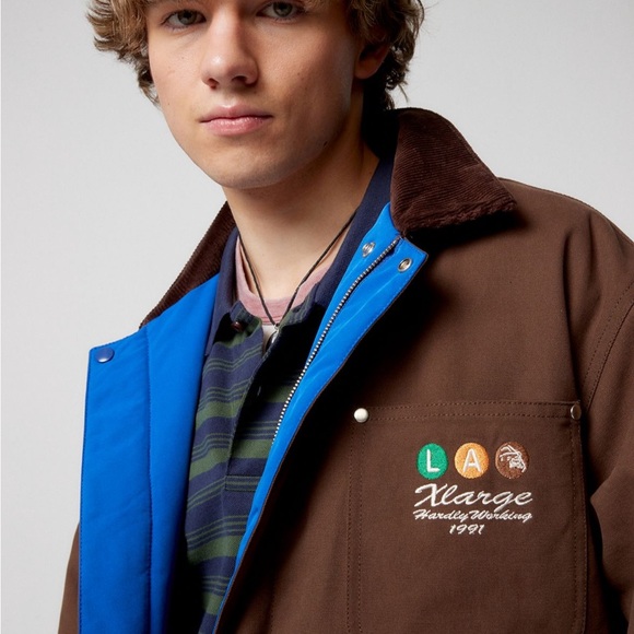 XLARGE Reversible Work Jacket Urban Outfitters UO Unisex Men’s - Picture 3 of 6